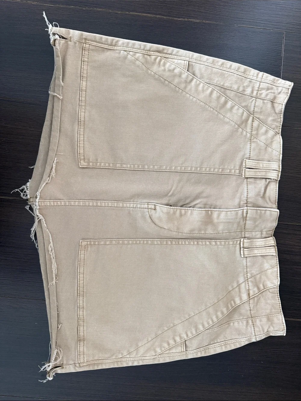 PISTOLA Penelope Beige Skirt, Neutral, 26